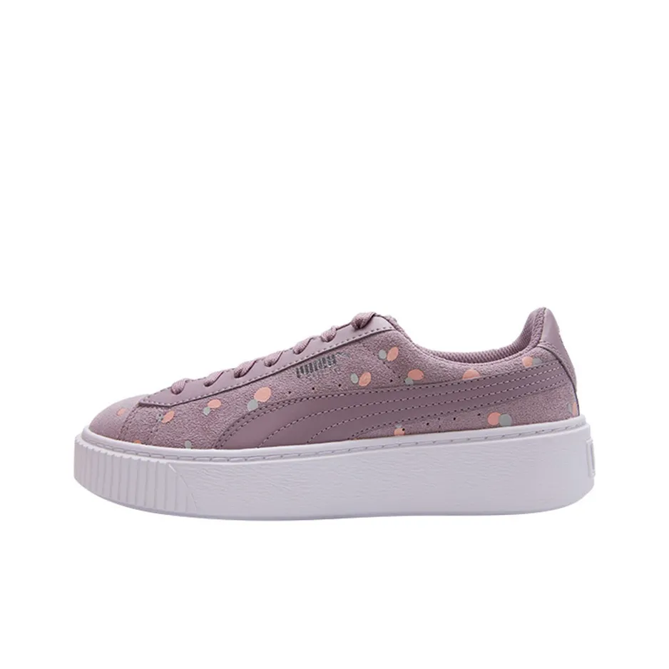 PUMA Sneakers Suede Platform Dots Jr 'Purple' Women's