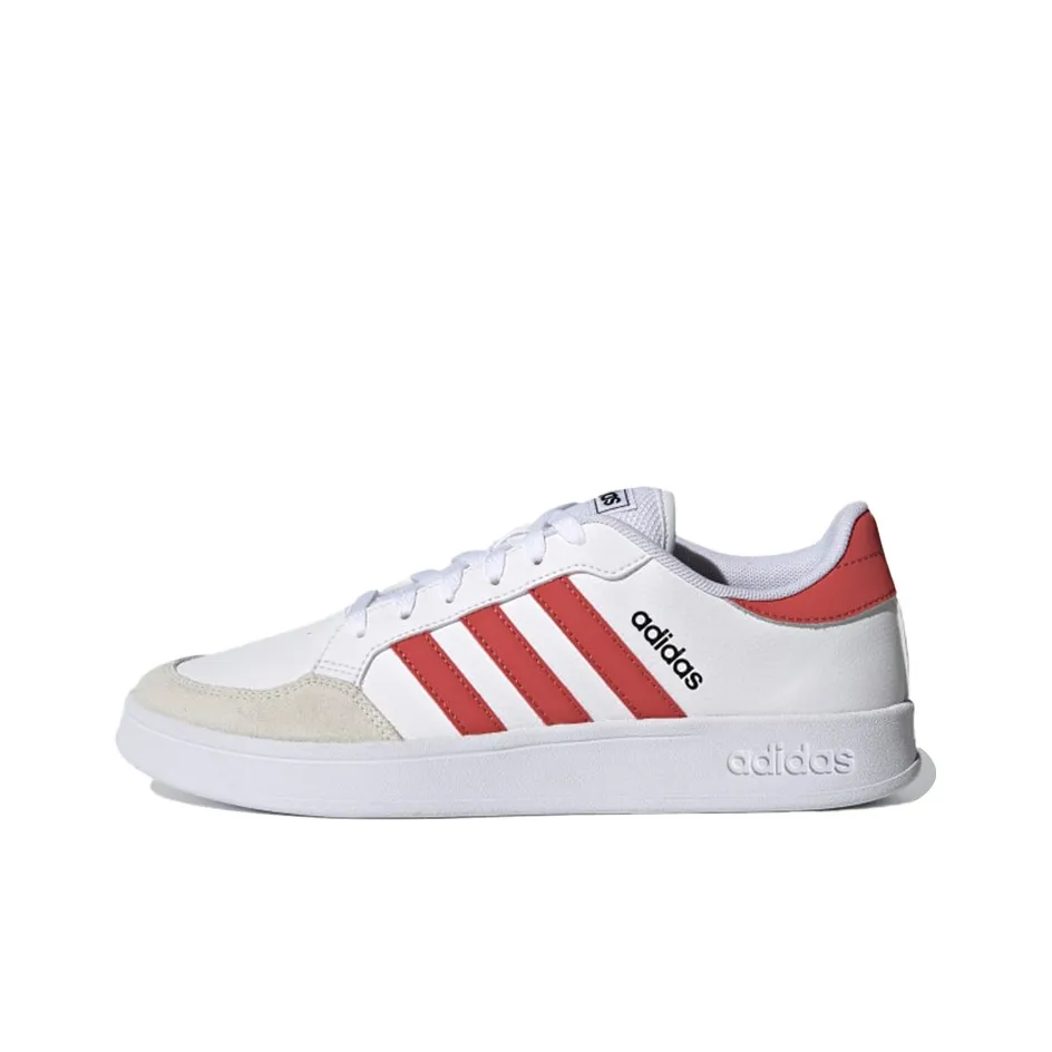 Adidas Neo Breaknet Skateboard Shoes Unisex Low-Top White/Red