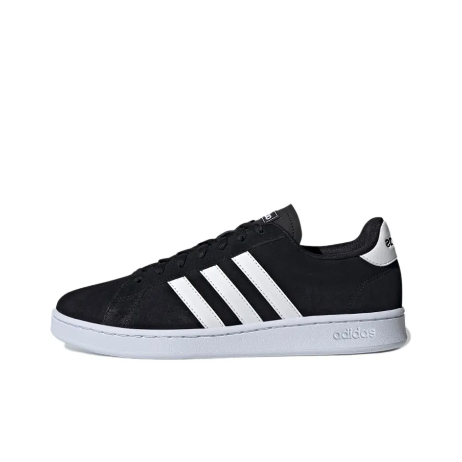 ADIDAS NEO GRAND COURT Low Топ Скейтборд Кроссовки Мужские Угольный Черный