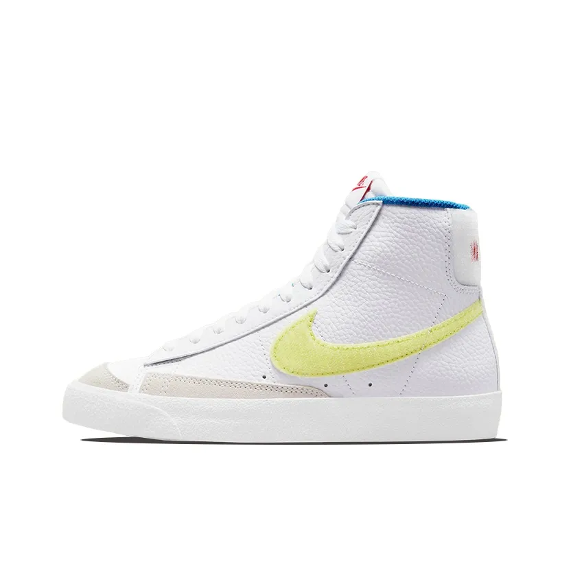 Nike Blazer Mid 77 White Lemon Velcro GS
