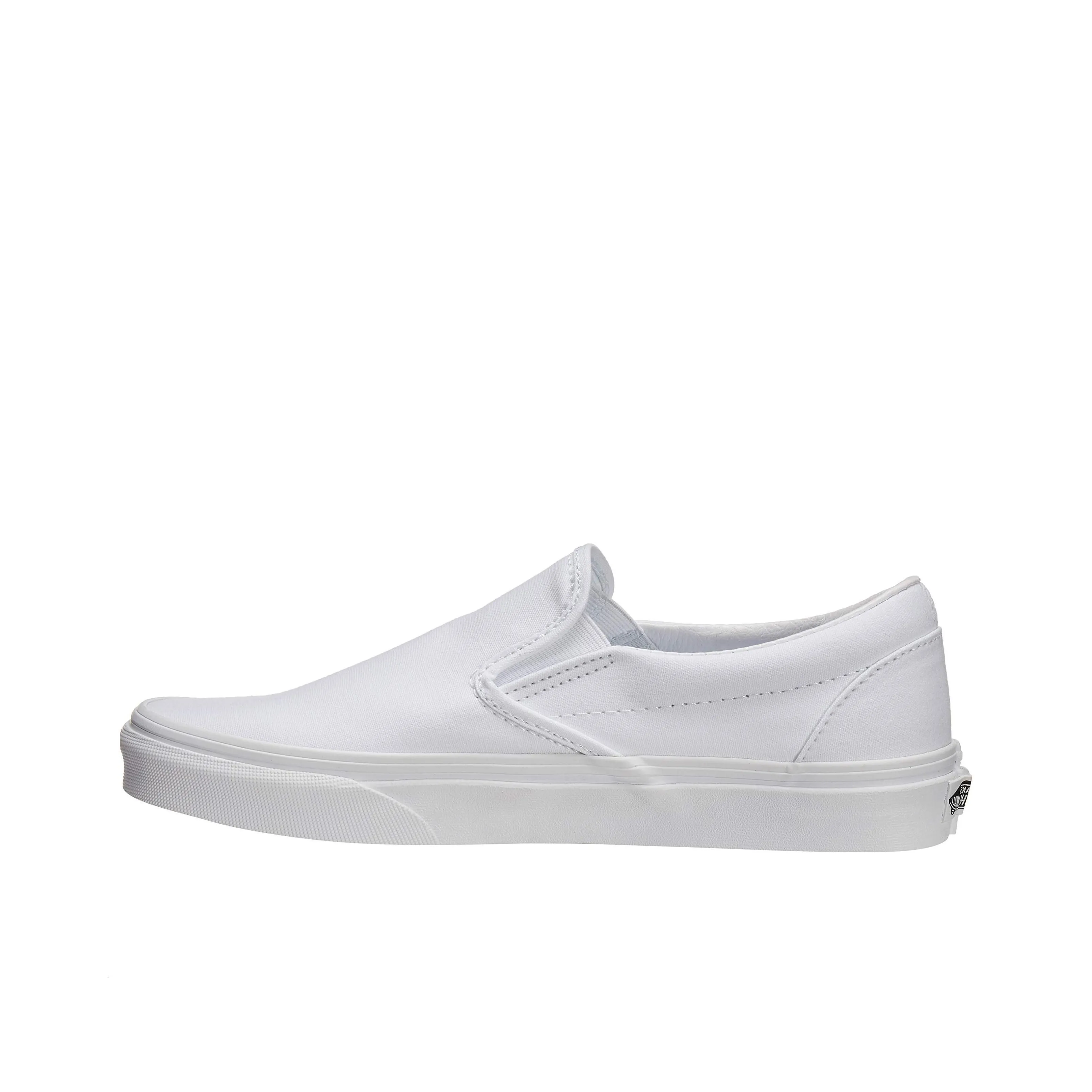 VANS Slip On Classic Lightweight and Breathable Low Top Skateboard Shoes Unisex White
