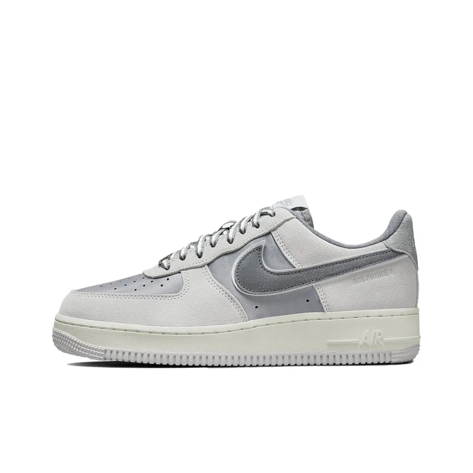 Nike Air FORCE 1 Low Топ Скейтборд Кроссовки Женские Светлый Дымчатый Серый