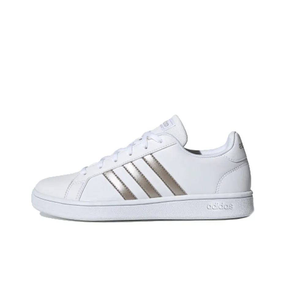 Adidas Grand Court Base Cloud White Platinum Metallic Women's