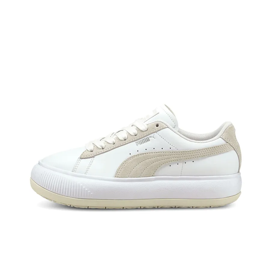 PUMA Suede Series Mayu Low Топ Кроссовки для скейтбординга Женские Белые