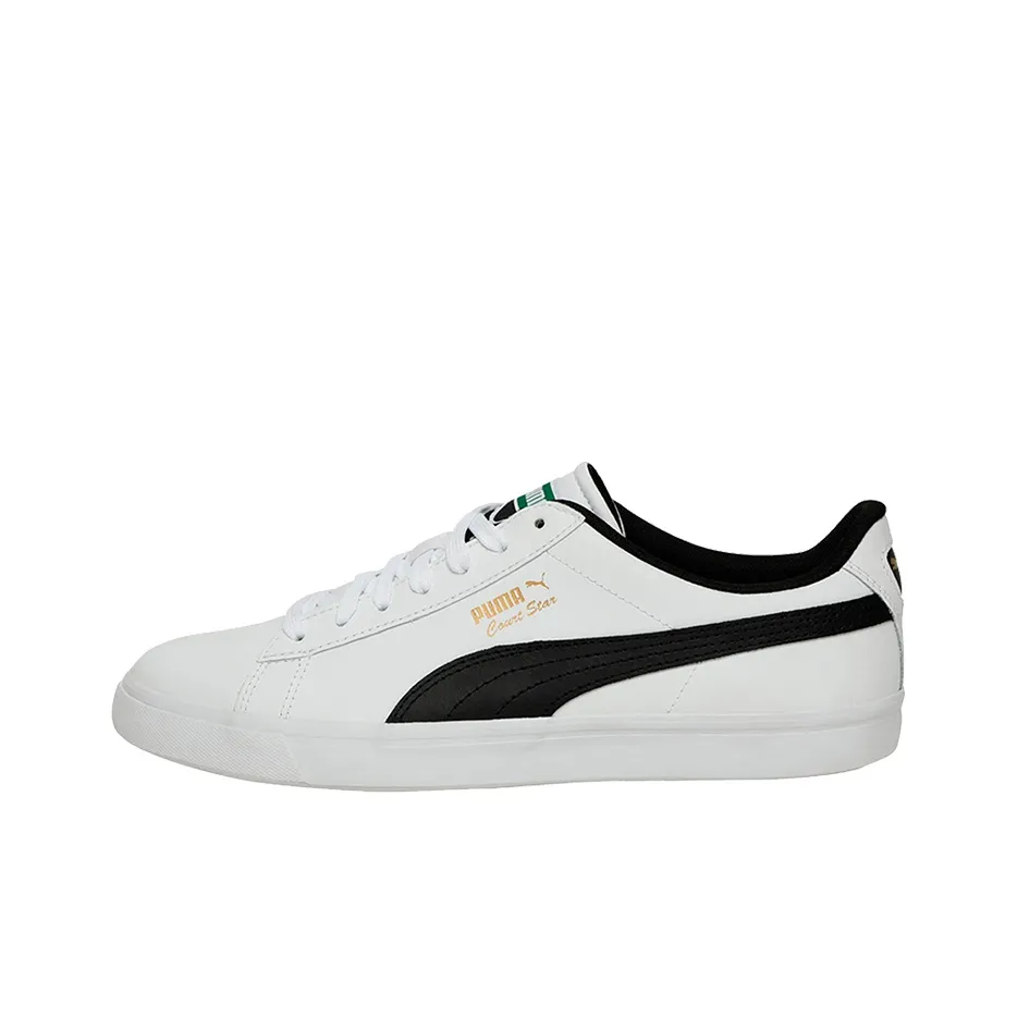 PUMA Court Star Vulc FS Low Скейтборд Кроссовки Unisex Белый Черный