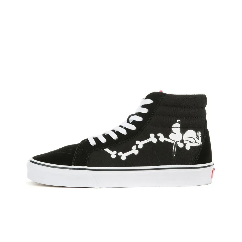 Vans Sk8 Hi Re Issue Peanuts Snoopy Bones 2017
