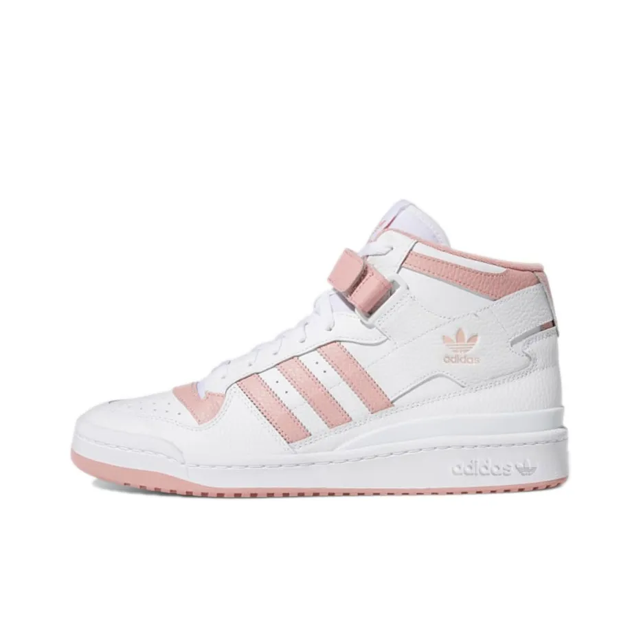 Adidas Originals Forum Mid High Топ Скейтборд Кроссовки Унисекс Белый