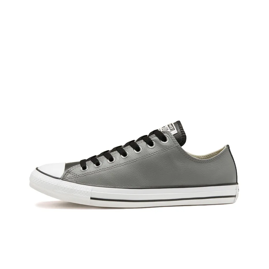 Converse Chuck Taylor All Star Slip Resistant Abrasion Resistant Low Top Скейтборд Кроссовки Унисекс Серебристо-Серый