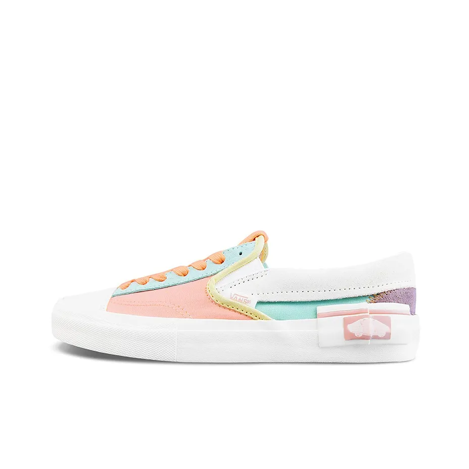 Vans Slip On Cap 'White Blue Pink' Women's