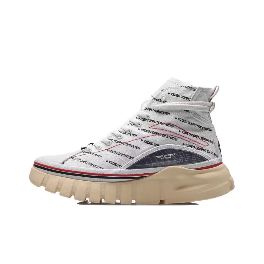 Подкладка Wave BOOT покрытие против скольжения высокий топ повседневная обувь унисекс белый