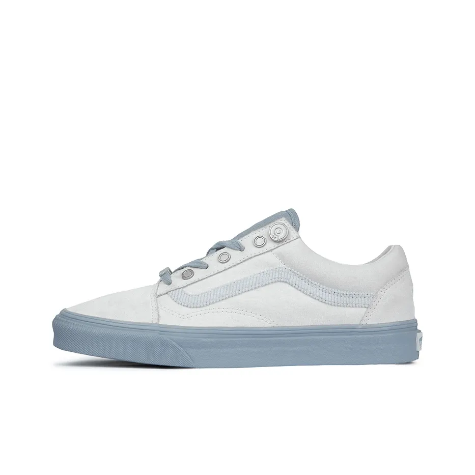 C2H4 x VANS Old Skool Low Топ Скейтборд Кроссовки Унисекс Серый Белый
