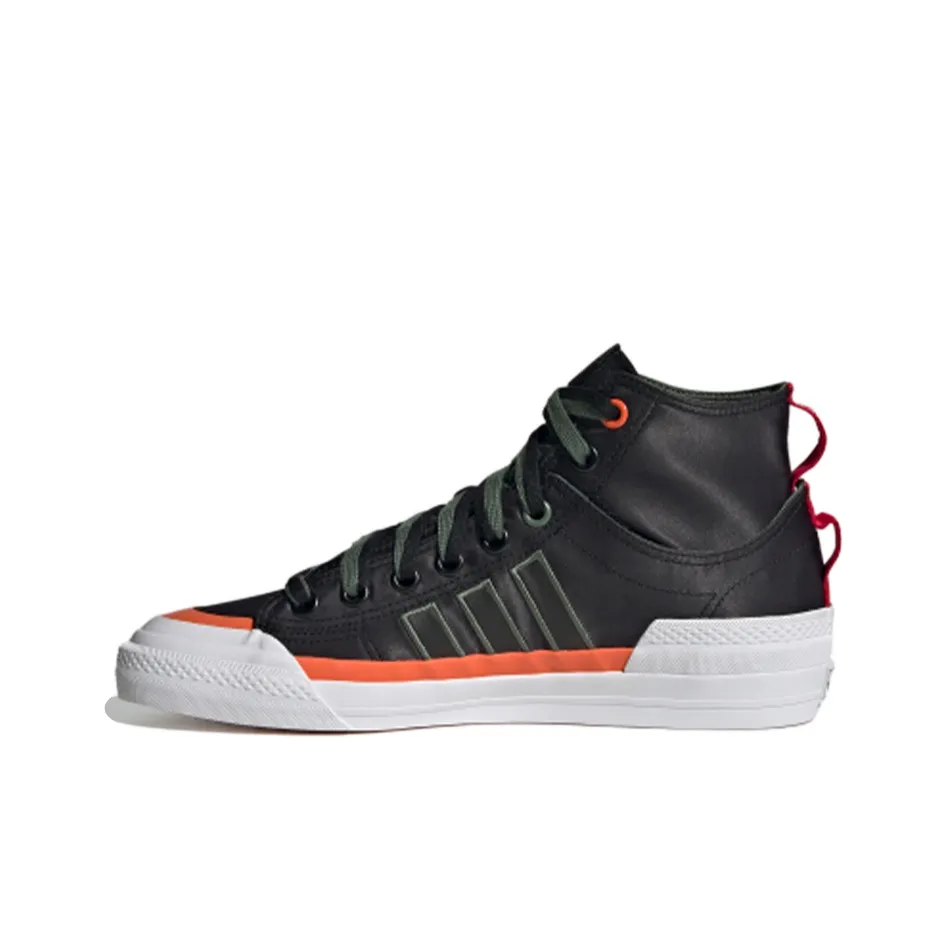 Adidas Nizza Hi Dl Black Green Oxide
