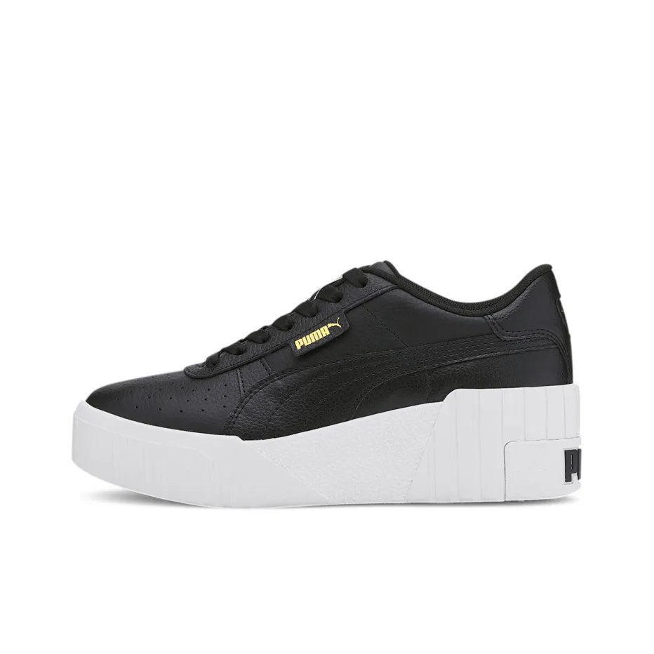 PUMA Cali Series Wedge Low Топ Кроссовки для скейтбординга Женские Черный