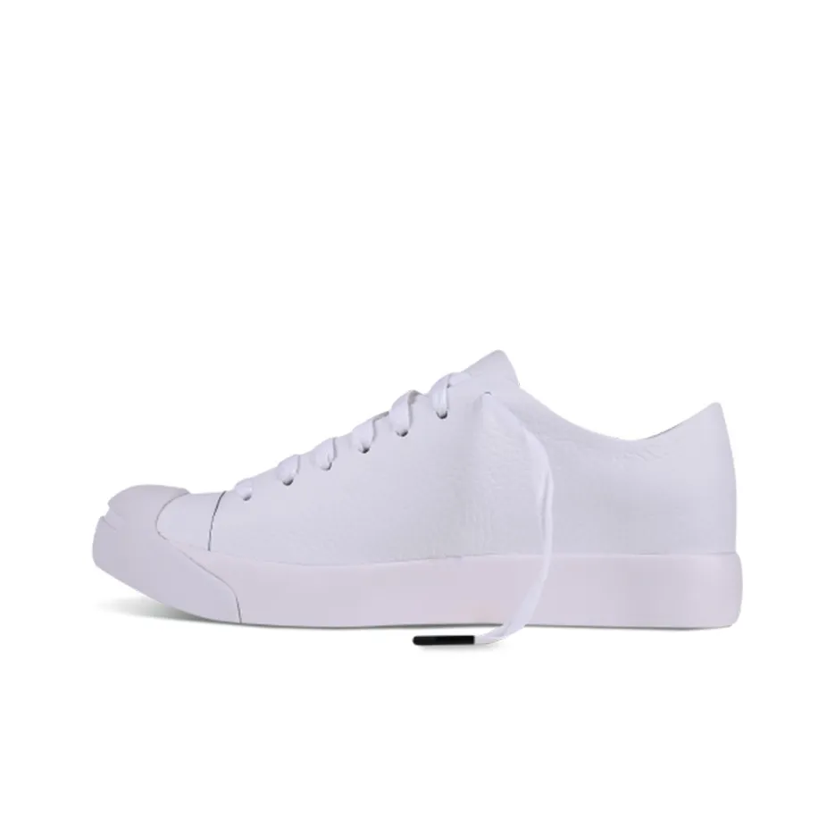 Конверс Jack Purcell Modern Slip-on Легкие Скейтборд Кроссовки Унисекс Белые