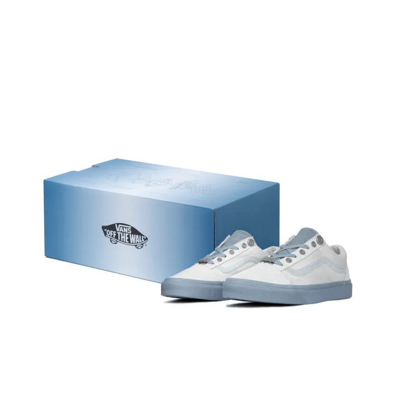 C2H4 x VANS Old Skool Low Топ Скейтборд Кроссовки Унисекс Серый Белый