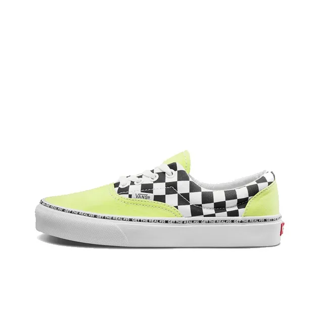 Vans Era 'Get The Real #95   Sunny Lime Checkerboard'