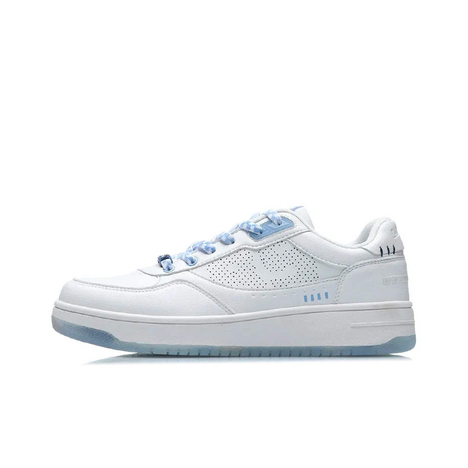 LINING Disney Skateboard Shoes Men Low Top White/Blue