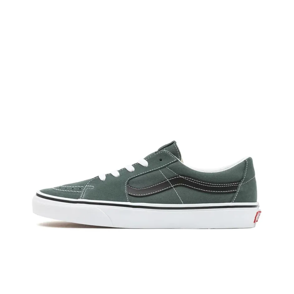 VANS SK8 Износостойкий и Легкий Низкий Топ Кроссовки для скейтбординга Унисекс Зеленый Белый