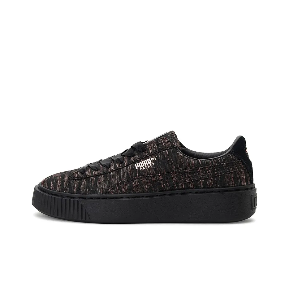 PUMA Basket Platform 'Velvet Rope Black' Women's