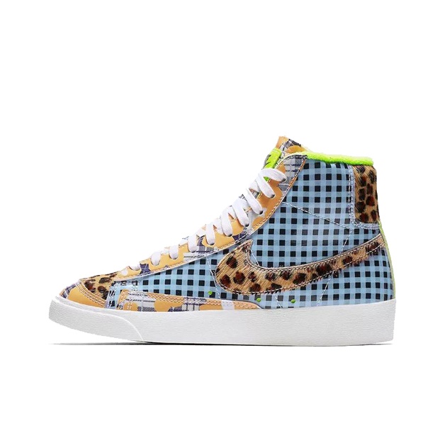 nike blazer high patchwork