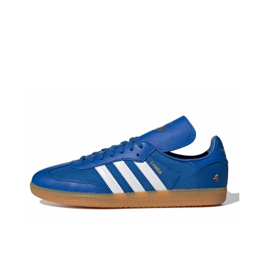 OYSTER BAY x adidas originals SAMBA OG Low Топ Скейтборд Кроссовки Мужской Синий