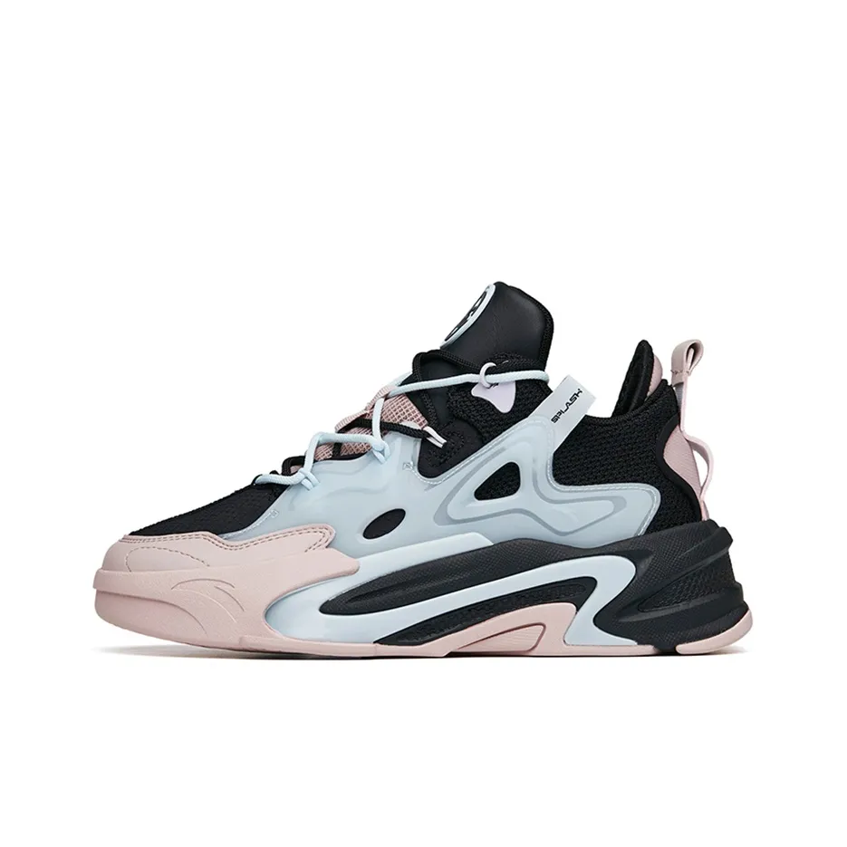 ANTA G6 Суп 2,0 Low Топ Скейтборд Кроссовки Женские Черный Синий Розовый