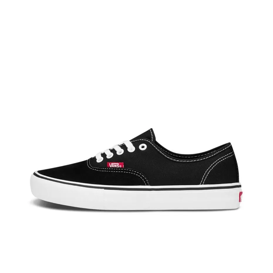 VANS Authentic Series Pro Low Топ Скейтборд Кроссовки Унисекс Черный