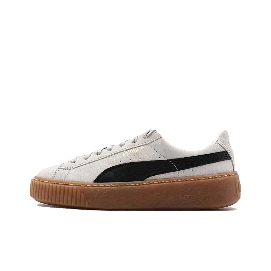 Puma Suede White Black Women's