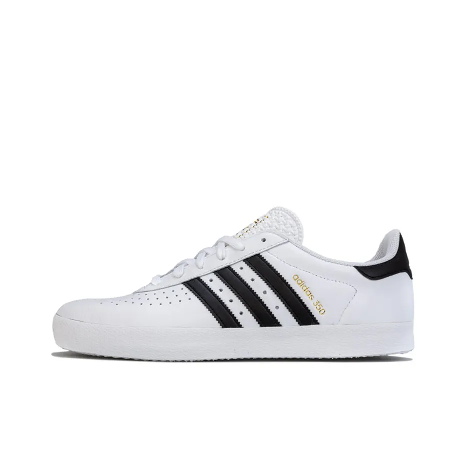 Adidas Originals Oyster 350 Покрытие Slip-resistant Низкий топ Скейтборд Кроссовки Мужские Белый Черный