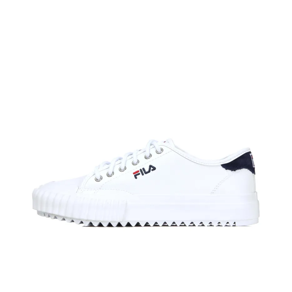 FILA Classic Kicks T LX Low Топ Скейтборд Кроссовки Унисекс Белый Корейский стиль