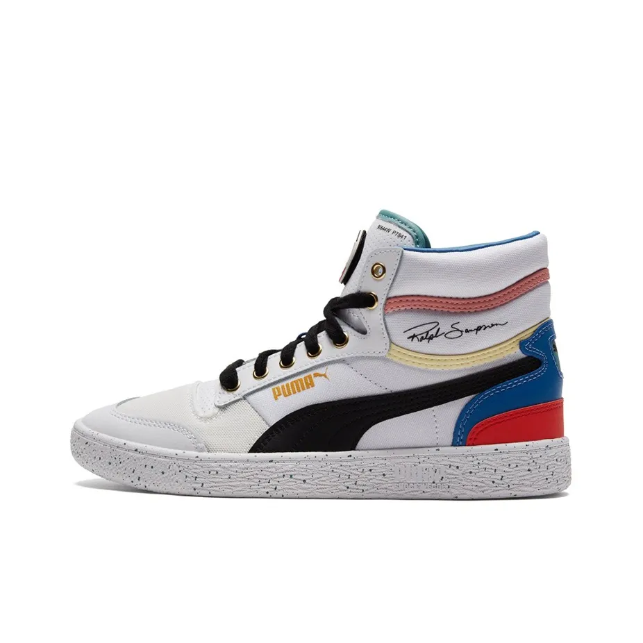 PUMA Ralph Sampson MID Go For MID Топ Кроссовки для скейтбординга Унисекс Белый
