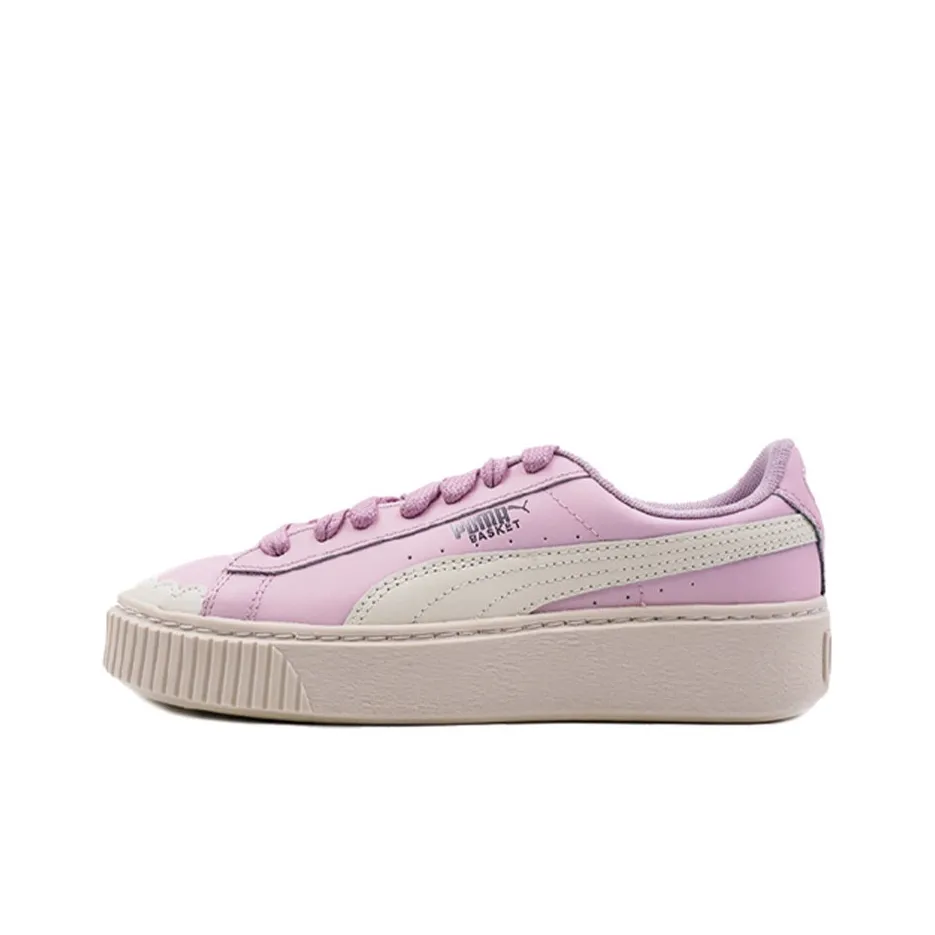 PUMA Basket Platform Scallop 'Pink' Women's