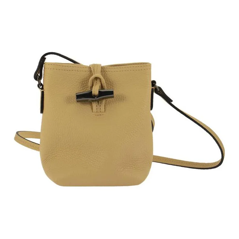 LONGCHAMP Сумка через плечо из коровьей кожи стандартная женская желтая