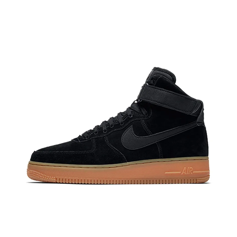 Nike Air Force 1 07 LV8 Suede Air Force 1 Non Slip Lightweight High Top Скейтбординг Мужской Черный