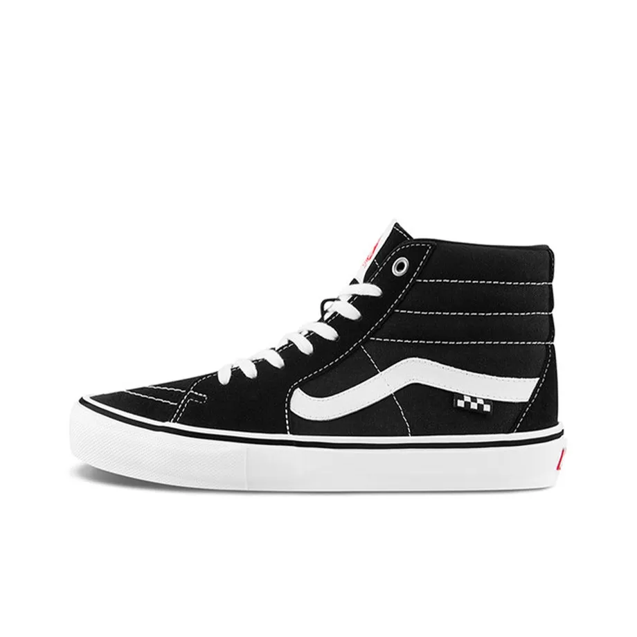 Vans Sk8 Hi Black White Checkerboard