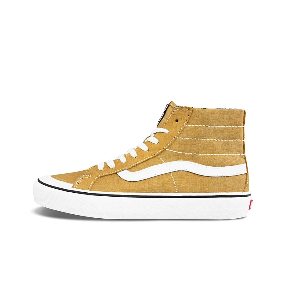 Vans SK8 138 Decon SF High Топ Скейтборд Кроссовки Unisex Имбирно-Желтый