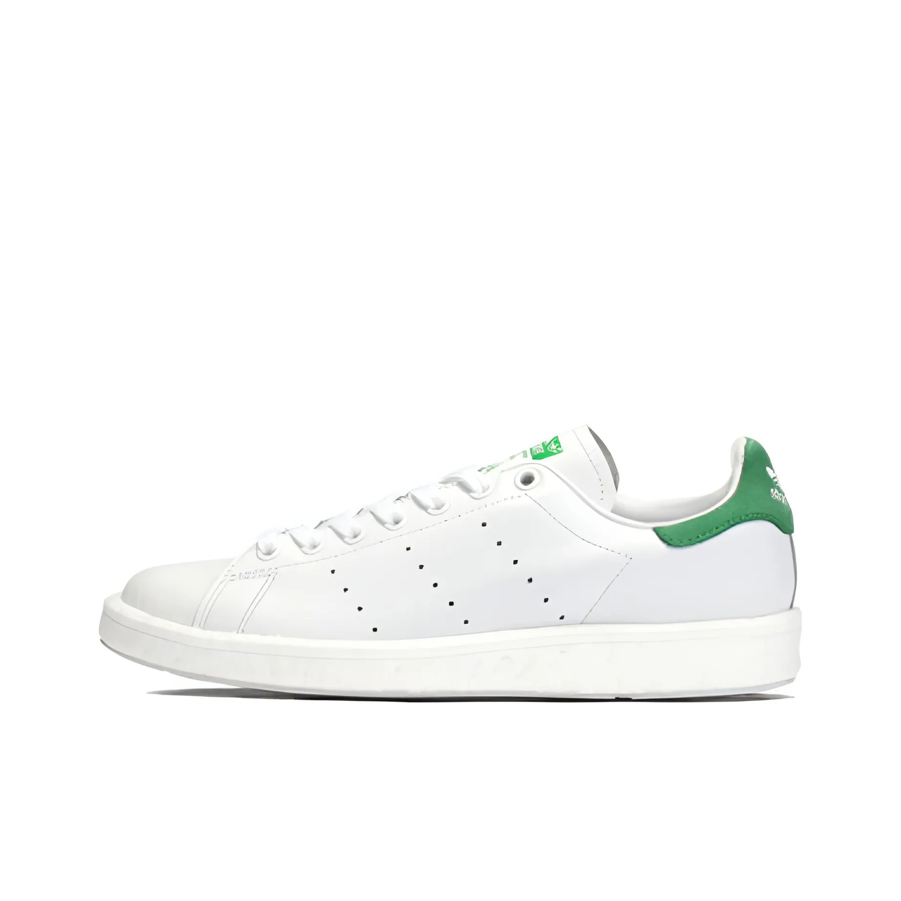 Adidas Originals StanSmith Boost Белый Зеленый Нескользящий Легкий Низкий Топ Скейтборд Кроссовки Унисекс Белый Зеленый