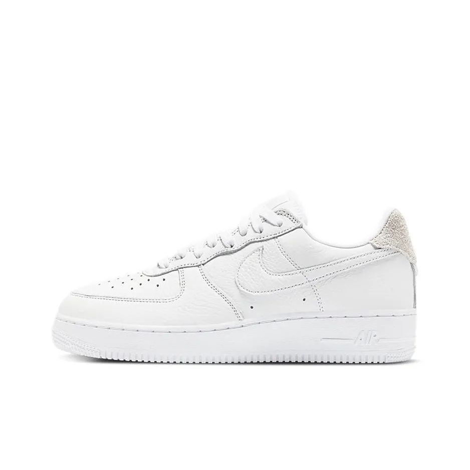Nike Air Force 1 Craft Low Top Скейтборд Кроссовки Унисекс Белый Серый