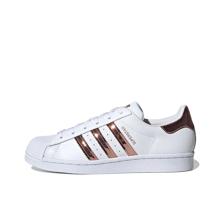 Adidas Originals Superstar Shoes 'White Rose Gold'