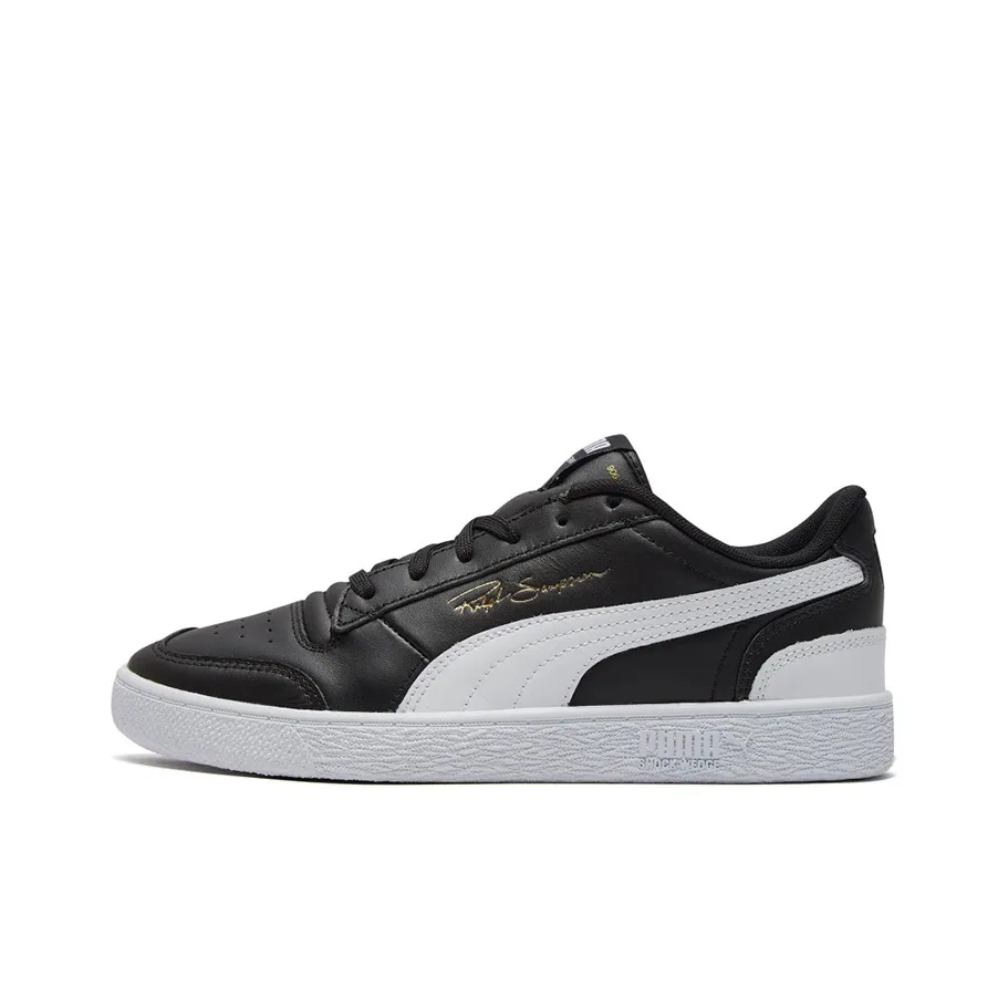 PUMA Ralph Sampson Lo Low Топ Скейтборд Кроссовки Унисекс Черный Белый