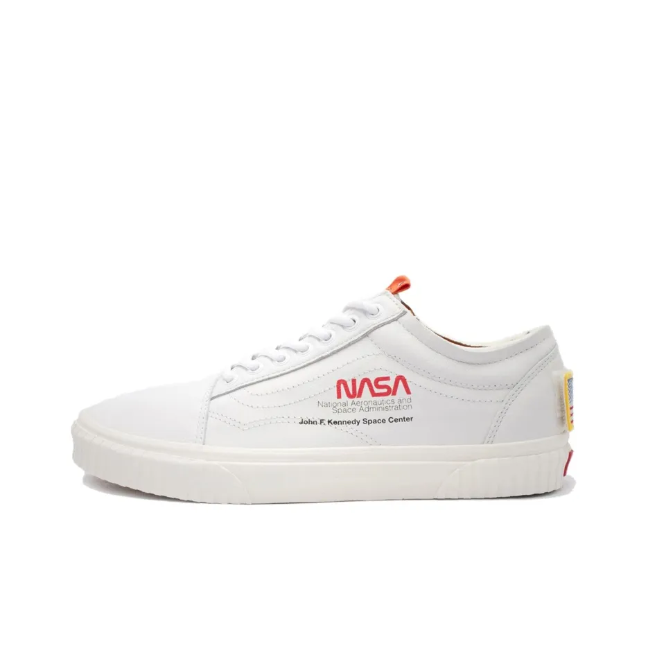 Коллаборация NASA x VANS Old Skool Collection Космос Voyager Low Топ Скейтборд Кроссовки Унисекс Белый