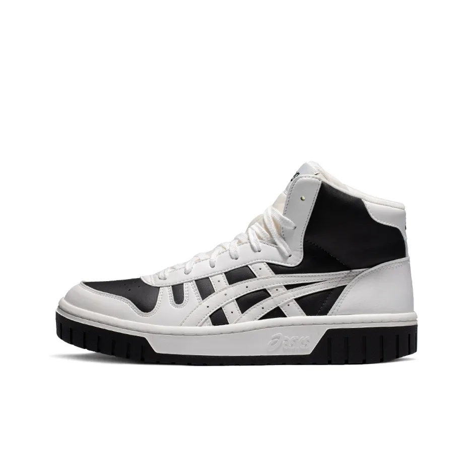 Asics Unisex Court Mz Hi High Heeled Sneakers White/Black