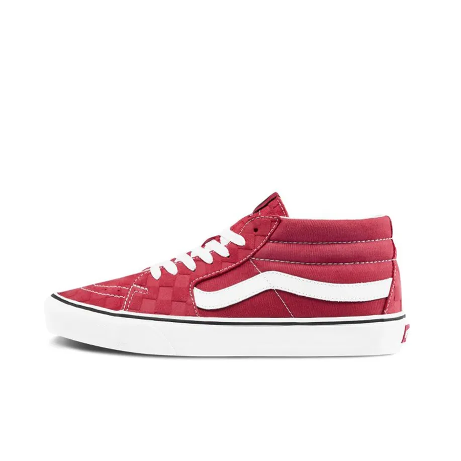 Vans Sk8 Mid Mid Top Skate Shoes Unisex Red
