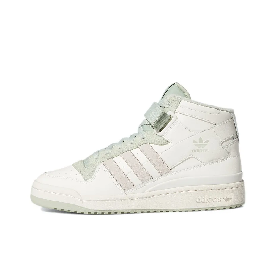 Adidas Originals Forum Mid Топ Кроссовки для скейтбординга Унисекс Бежевый