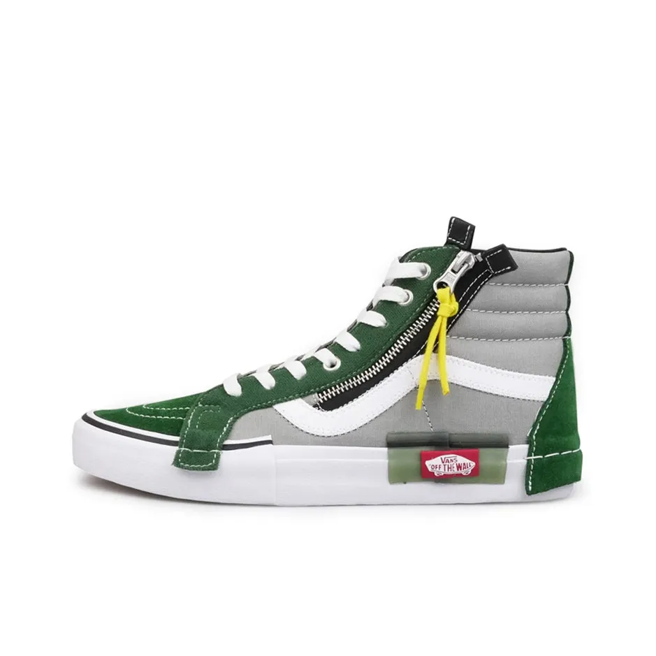 VANS SK8 High Топ Скейтборд Кроссовки Унисекс Зеленый