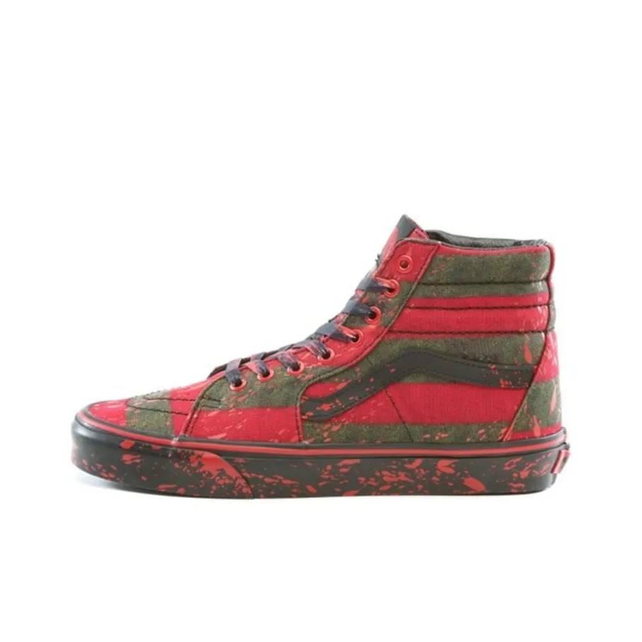 Vans Sk8 Hi Horror Pack Nightmare On Elm Street Freddy Krueger