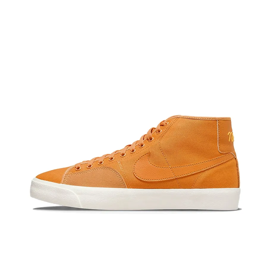 Nike Sb Blazer Court Mid Premium Light Curry