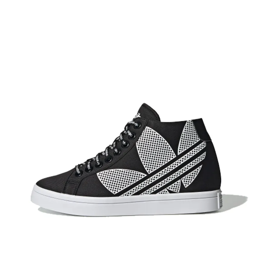 Adidas Originals Courtvantage Heel Logo 'Black White' Women's