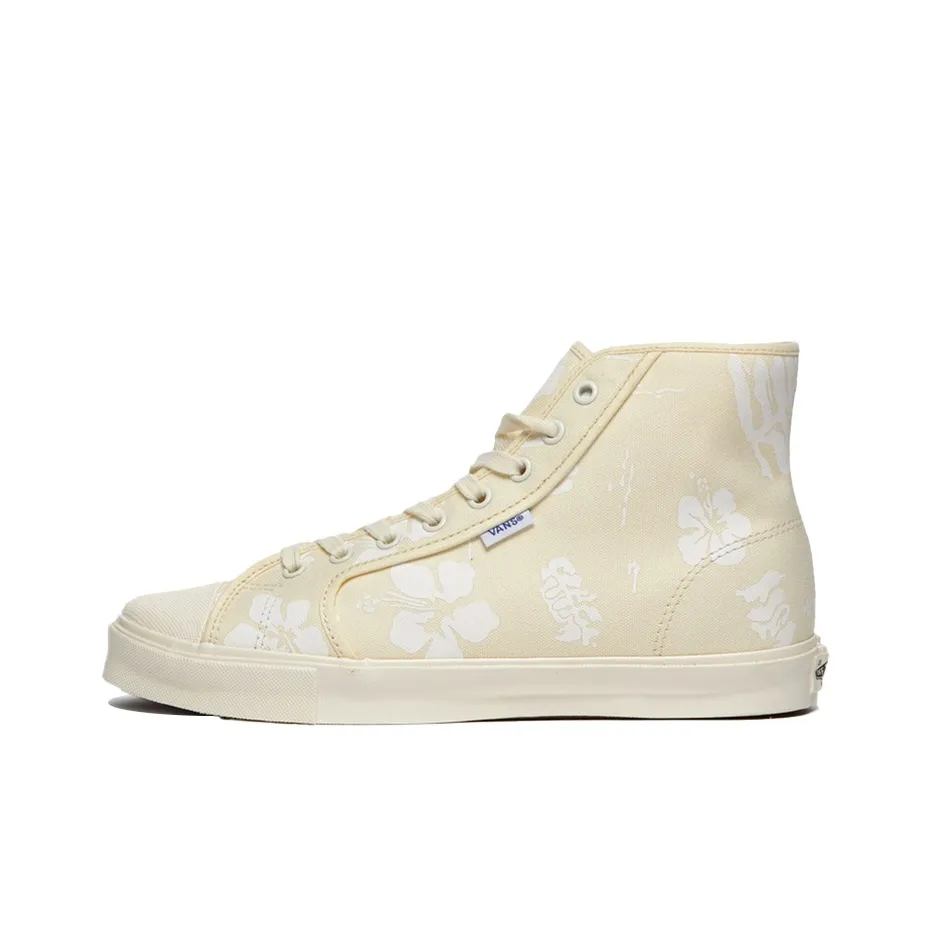 Vans Style 24 High Топ Скейтборд Кроссовки Унисекс Хаки С Принт