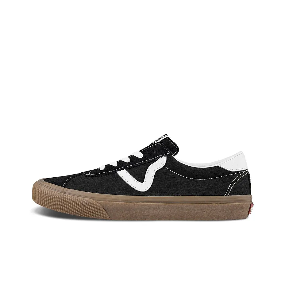 Vans Sports Low Топ Скейтборд Кроссовки Унисекс Черный